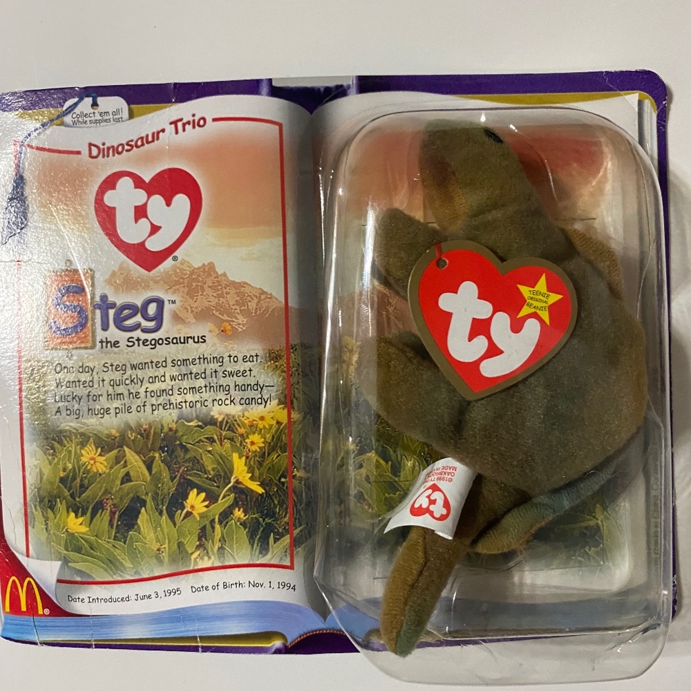 TY Steg McDonald’s Beanie Baby TAG ERRORS